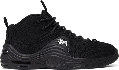 stüssy x nike air penny 2 black|Nike Air penny 2 stussy black.